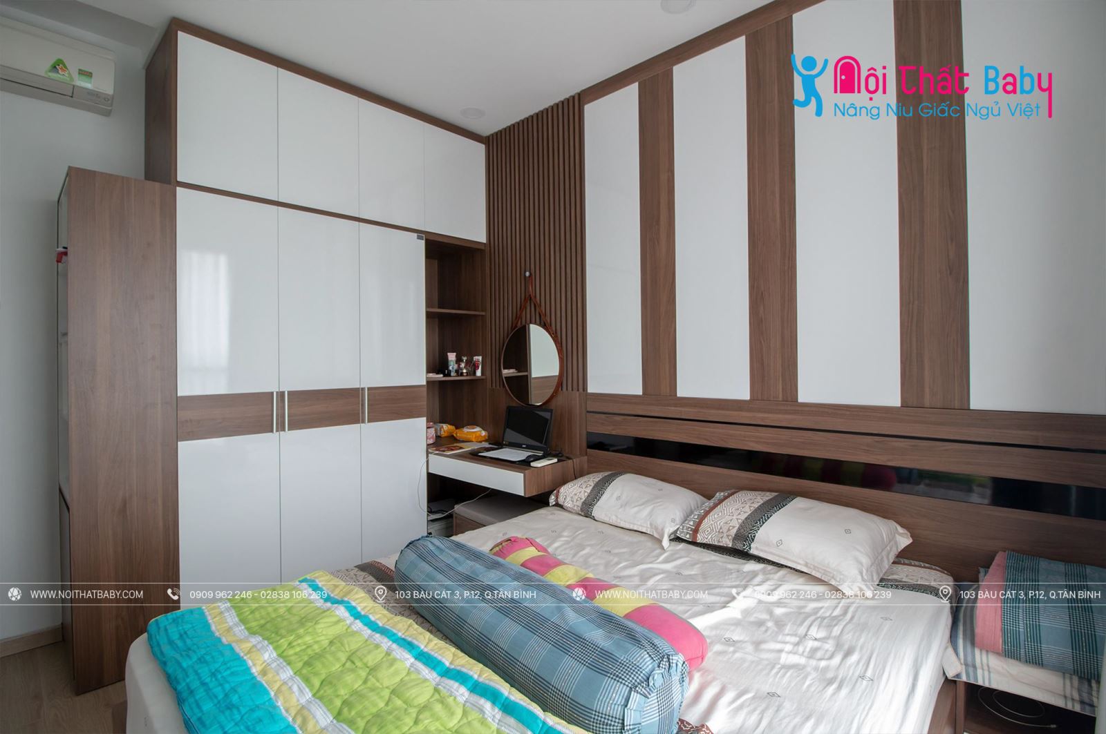 Hình ảnh công trình thực tế nội thất nguyên căn nhà anh Tuấn tại Emerald Celadon City 71m2